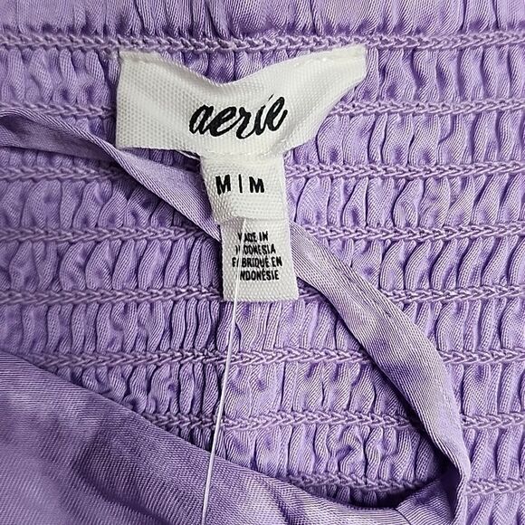 2458 NWT Aerie Shine Crop Top Size Medium - Picture 4 of 6